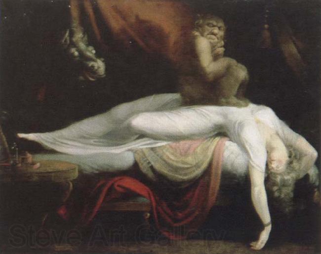 Henry Fuseli the nightmare Spain oil painting art